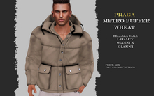 Praga Metro Puffer - Wheat