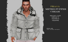 Praga Metro Puffer - Cream