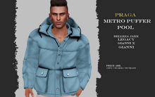 Praga Metro Puffer - Pool