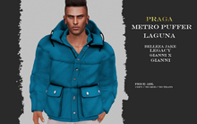 Praga Metro Puffer - Laguna
