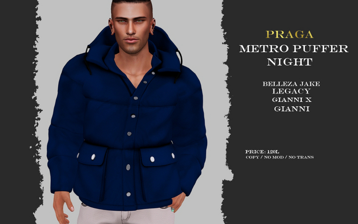 Praga Metro Puffer - Night