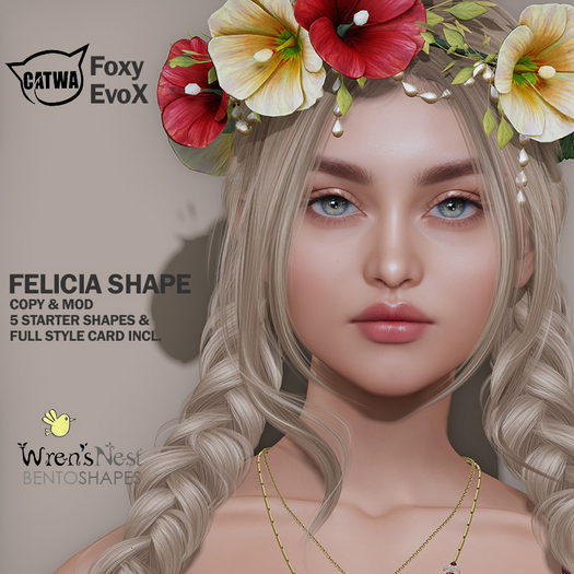 CATWA FOXY SHAPE - { wren's nest } - Felicia