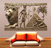 Wall Deco Sticker Mural Egyptian Woman 6