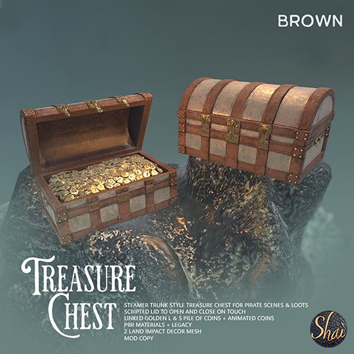 *Shai* Treasure Chest - Brown 
