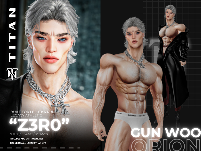 TITANFORMA // Z3RO (GUN WOO) Shape  [LeLutka EvoX Rune / Legacy Athletic]