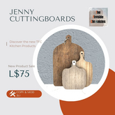 TFC - Jenny cuttingboards cm (ADD)