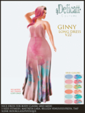 Delicatt Couture - Ginny long dress V.22A - April♥2022♥