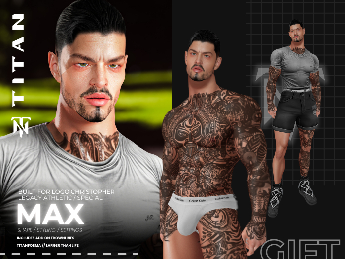 TITANFORMA // MAX (Logo Christopher x Legacy Athletic)