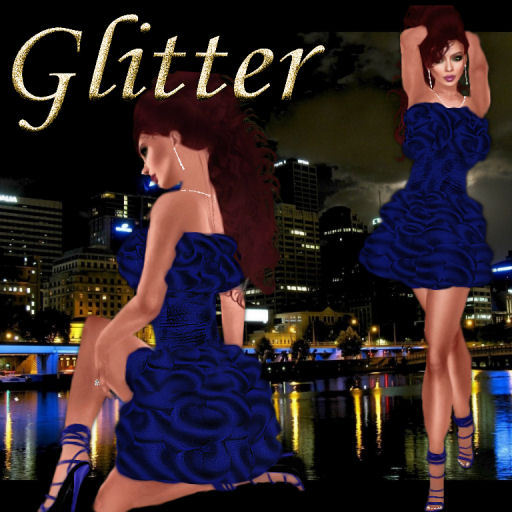 Glitter Cocktail Dress Boxed
