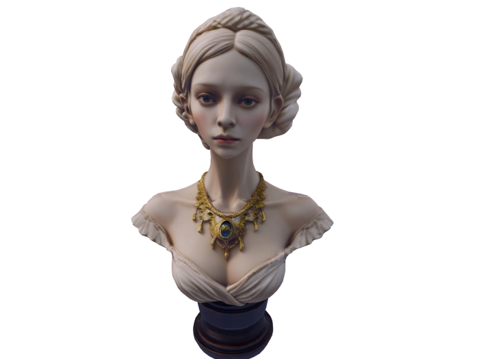 Victorian Stone Bust FULL PERM