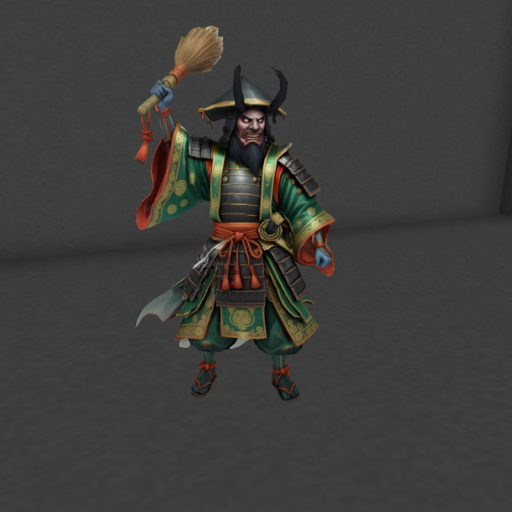 Samuri warrior statue 2