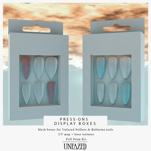 Press-Ons Display Box - Full Perm [Pack]