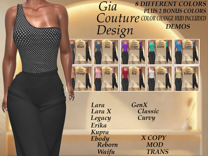 "GCD" Margi One Shoulder Top DEMOS