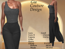 "GCD" Margi One Shoulder Top Black