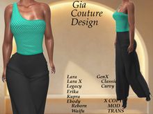 "GCD" Margi One Shoulder Top Green