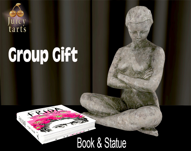 Frida Book and Statue  