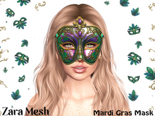 ZM PBR Mardi Gras Masquerade FULL PERM MESH