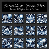 *Wallflowers* Endless Forest - Winter White