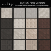 [ARTSY] Patio Concrete (add to unpack)