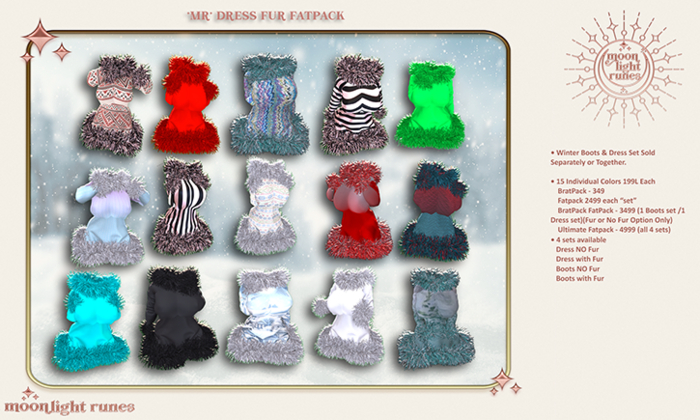 *MR* Dress with Fur - FATPACK