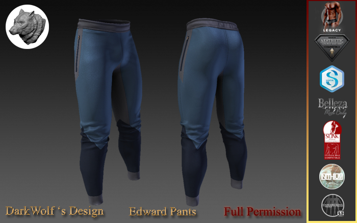 Edward Pants Men Full Perm