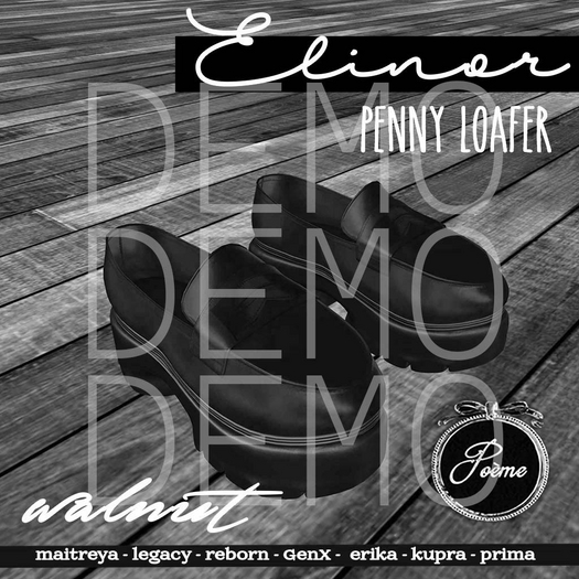 {Poeme} DEMO Elinor Penny Loafers