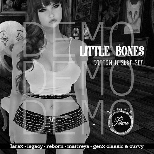 {Poeme} DEMO Little Bones Leisure Set 