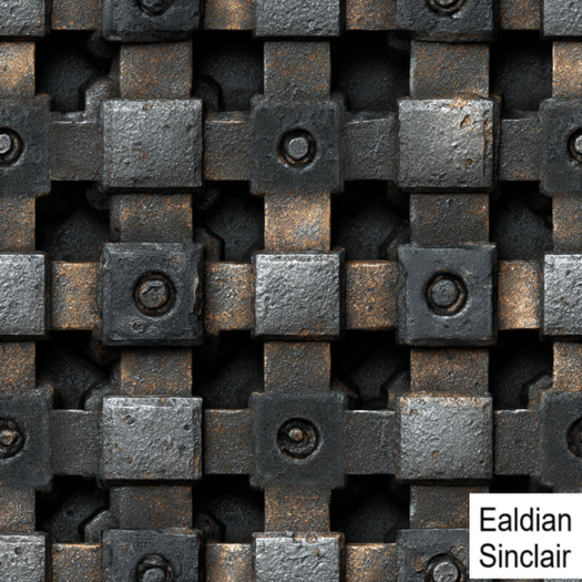 Woven Distressed Metal Seamless Texture