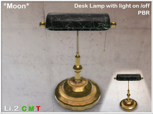 *Moon*Desk Lamp with light on /off