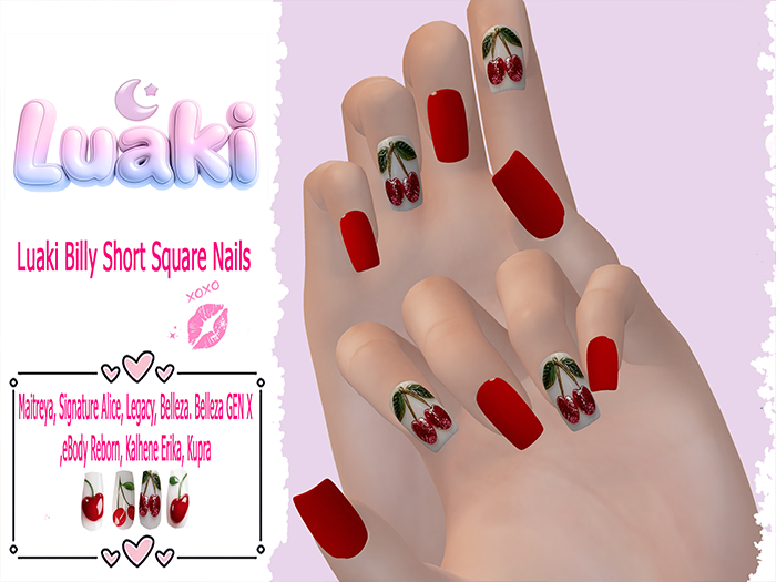 Luaki Billy Short Square Nails