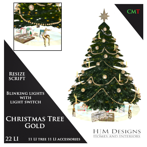 Christmas Tree Gold