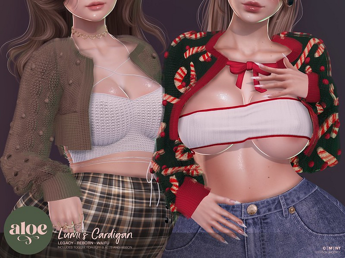 Aloe. Lumi's Cardigan // FATPACK