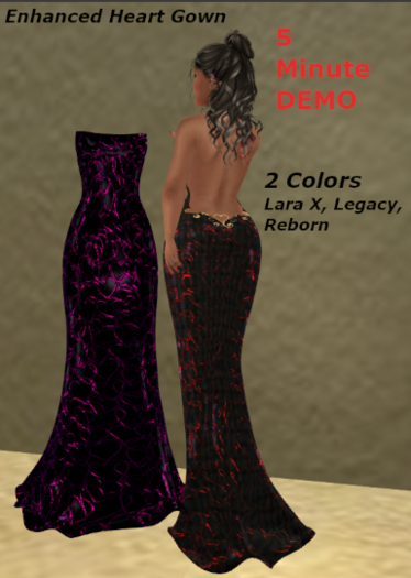Enhanced  Heart Gown - Add Me-DEMO