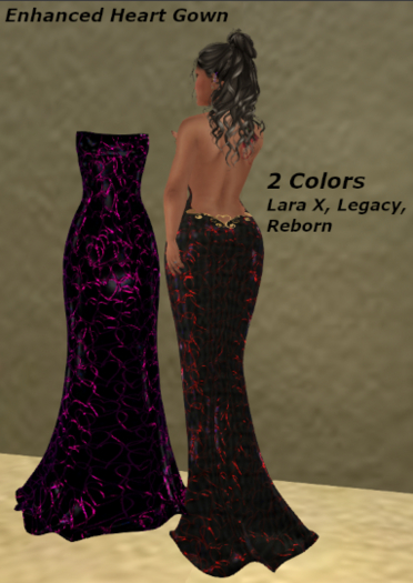 Enhanced  Heart Gown  - Add Me