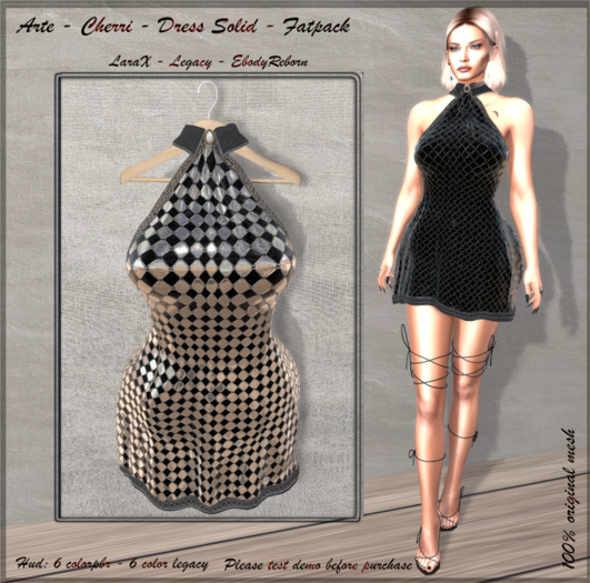 Arte - Cherri - Dress Solid Fatpack