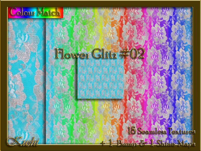 Flower Glitz #02 Texture Pack