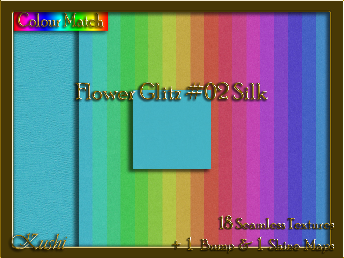Flower Glitz #02 SILK Texture Pack