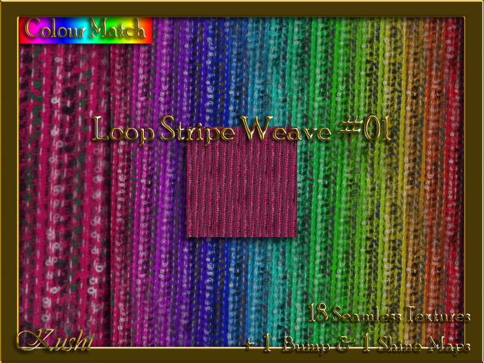 Loop Stripe Weave #01 Texture Pack