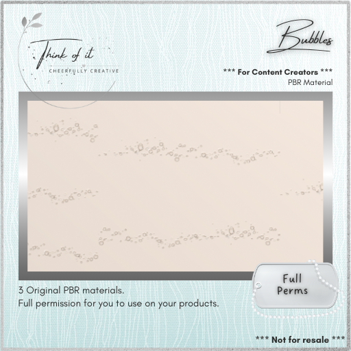 {ToI} Material - Bubbles - Full Perms