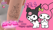 Cherry Sanrio Sisters arm tattoo Vivi