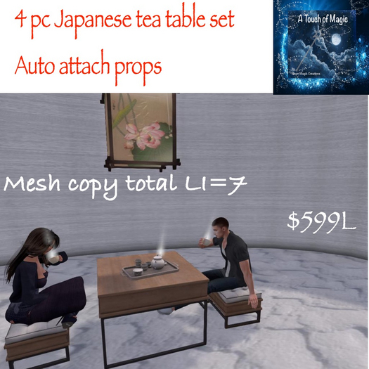 4 pc Japenese tea setfor 2-Box LI=7