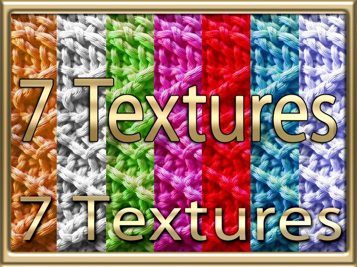 [ Geometric Knit Seamless 02 ] 7 Textures