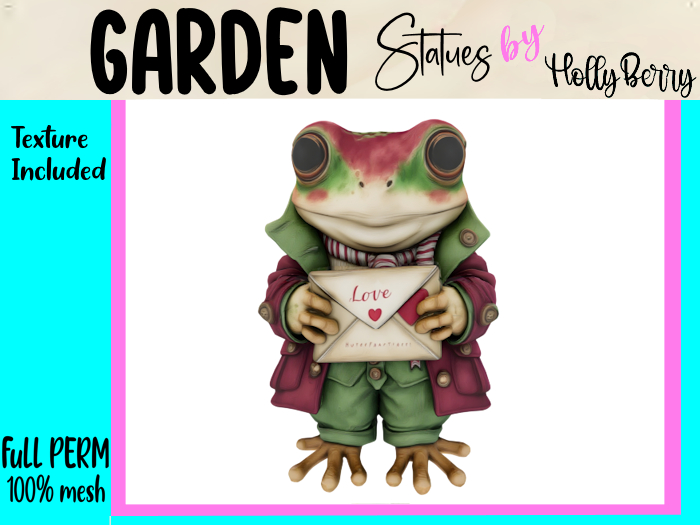 HB: Frog Valentine Letter FuLL PERM