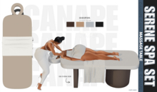 [Canape] Serene Massage Table - CREAM