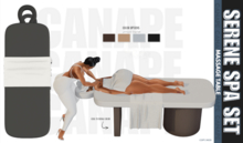[Canape] Serene Massage Table - BLACK
