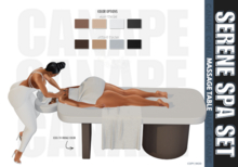 [Canape] Serene Massage Table - FATPACK