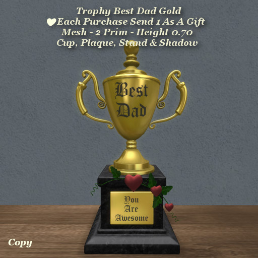 Trophy Best Dad Gold1