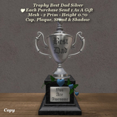 Trophy Best Dad Silver1