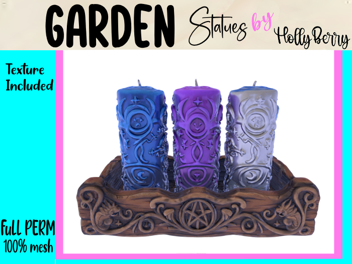 HB: Wiccan Candle Tray FuLL PERM