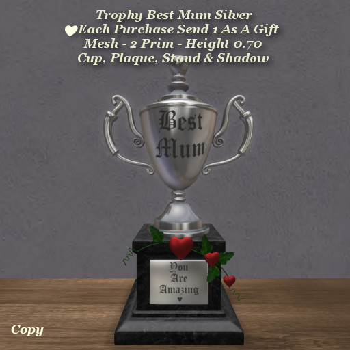 Trophy Best Mum Silver1